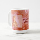 Rose-Bronze Kwan Yin Kaffeetasse (Vorderseite Links)