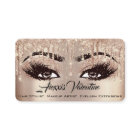 Rose Brown Makeup Brow Lashes Glitzer Tropfen Waxe