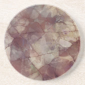 Rose Brown Marble Getränkeuntersetzer (Vorne)