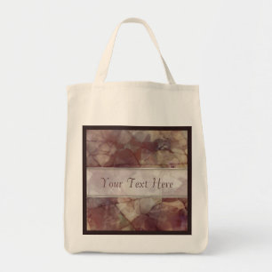 Rose Brown Marble Tragetasche