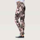 Rose Bud Bouquet Muster Leggings (Links)