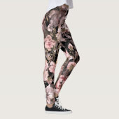 Rose Bud Bouquet Muster Leggings (Rechts)
