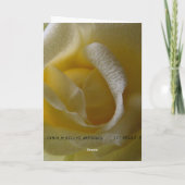 Rose Bud Card Karte (Rückseite)