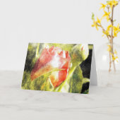Rose Bud Karte (Gelbe Blume)