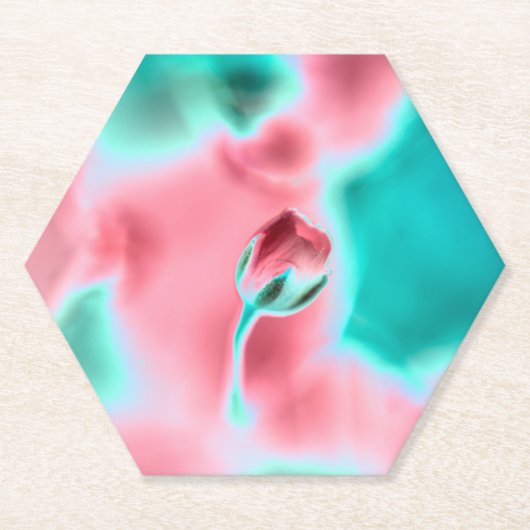 Rose Bud Paper Untersetzer (Vorderseite)