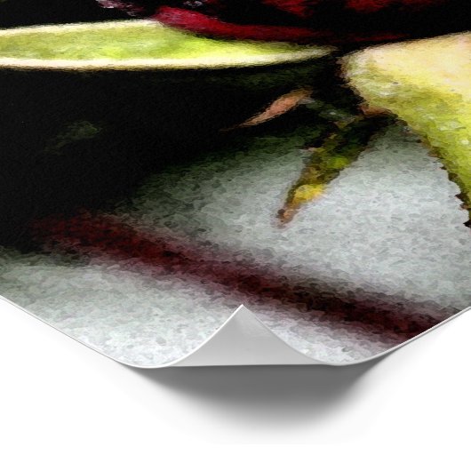 Rose Bud Poster/Print Poster (Ecke)