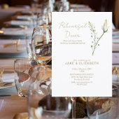 Rose Bud Probe Dinner Einladung