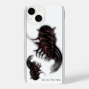 "Rose Bud Thorns Abstraction", iPhone Case