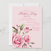 Rose Buds Einladung (Vorderseite)