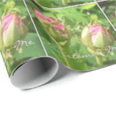 Rose Buds Geschenkpapier (Rolleneckpunkt)
