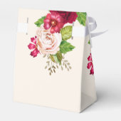 Rose Burgund/Cream Liebe und Dank ID584 Geschenkschachtel (Rückseite)