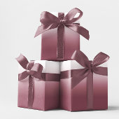 Rose Burgundy und White Ombre Geschenkpapier