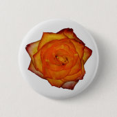 Rose Burnt Orange Button (Vorderseite)