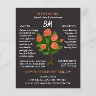 Rose Bush, Beerdigung Zuhause, Direktoren Flyer