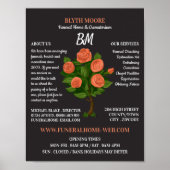 Rose Bush, Funeral Home, Directors Poster (Vorne)