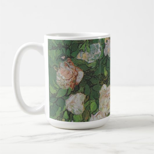 Rose Bush von Vincent Van Gogh Kaffeetasse (Links)