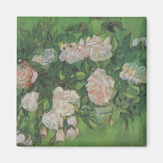 Rose Bush von Vincent Van Gogh Magnet (Vorne)