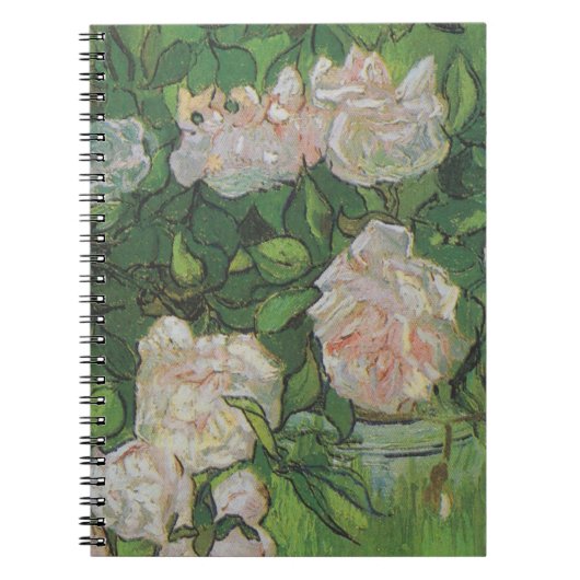 Rose Bush von Vincent Van Gogh Notizblock (Vorderseite)