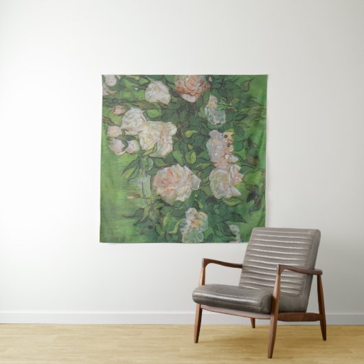 Rose Bush von Vincent Van Gogh Wandteppich (Beispiel (Horizontal))