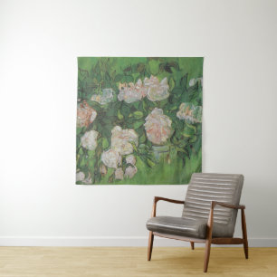 Rose Bush von Vincent Van Gogh Wandteppich