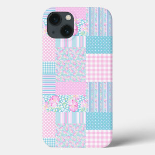 Rose Butterflies Imitate Patchwork iPhone 6 Fall Case-Mate iPhone Hülle