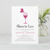 Rose Butterfly Brautparty Einladung (Stehend Vorderseite)