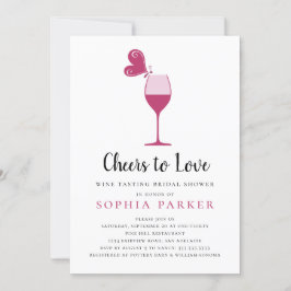 Rose Butterfly Brautparty Einladung