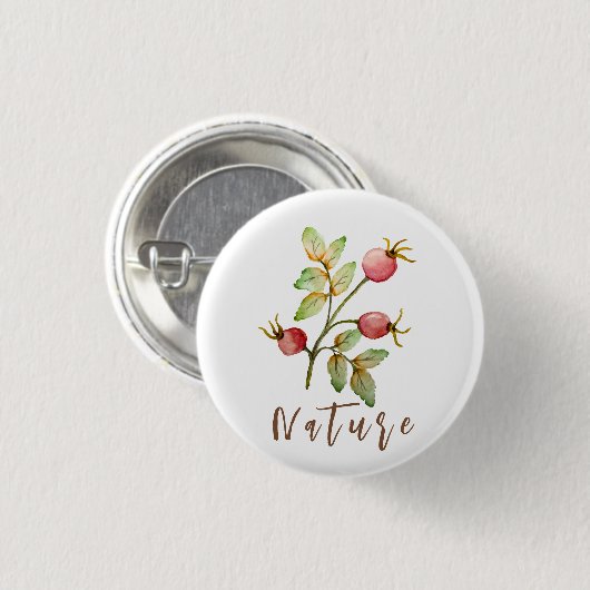 Rose Button (Vorne & Hinten)
