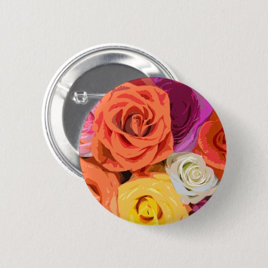 Rose Button (Vorne & Hinten)