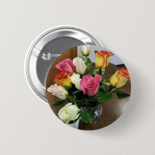 Rose Button (Vorne & Hinten)