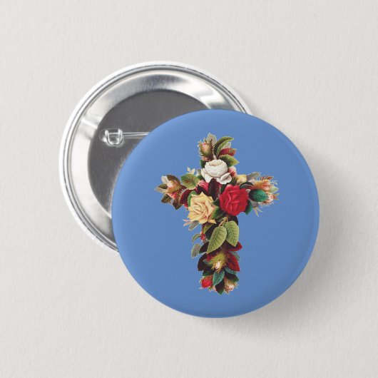 Rose Button (Vorne & Hinten)