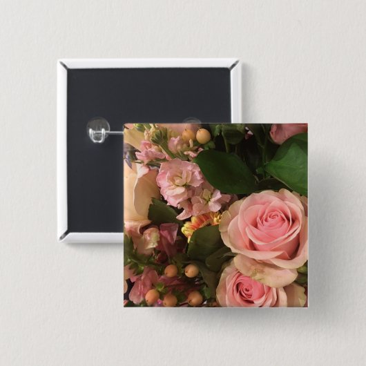 Rose Button (Vorne & Hinten)