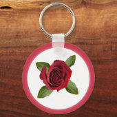 Rose Button Schlüsselanhänger (Vorderseite)