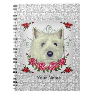 Rose Cairn Terrier Notizblock