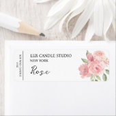 Rose Candle Label (Insitu)