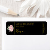 Rose Candle Label (Insitu)