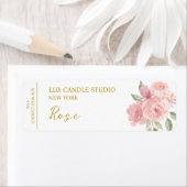 Rose Candle Label (Insitu)