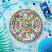 Rose Canton Pappteller (Party)