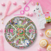 Rose Canton Pappteller (Party)