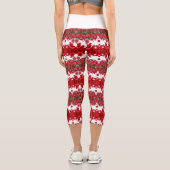 Rose Capri Leggings (Rückseite)