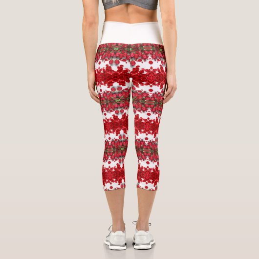 Rose Capri Leggings (Rückseite)