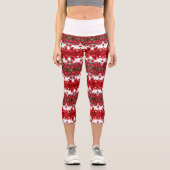 Rose Capri Leggings (Vorderseite)