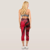 Rose Capri Leggings (Rückseite)