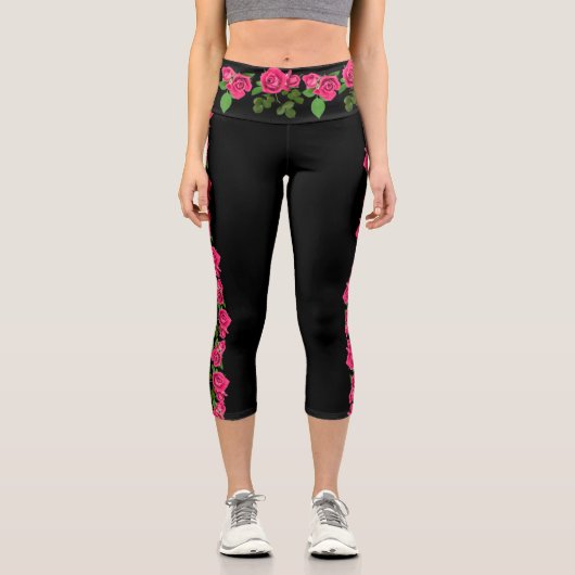 ROSE CAPRI LEGGINGS (Vorderseite)