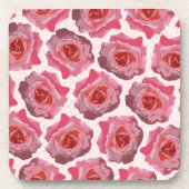 Rose Cartoon. RosaCartoonus Untersetzer (Vorderseite)