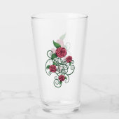 Rose Cartouche Glas (Rückseite)