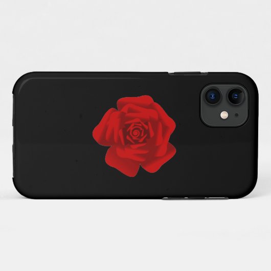 Rose Case-Mate iPhone Hülle (Rückseite (Horizontal))