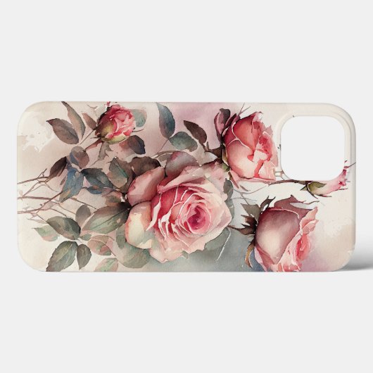 Rose Case-Mate iPhone Hülle (Rückseite (Horizontal))