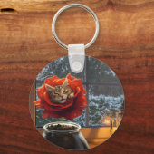 Rose Cat Dream  Schlüsselanhänger (Rückseite)