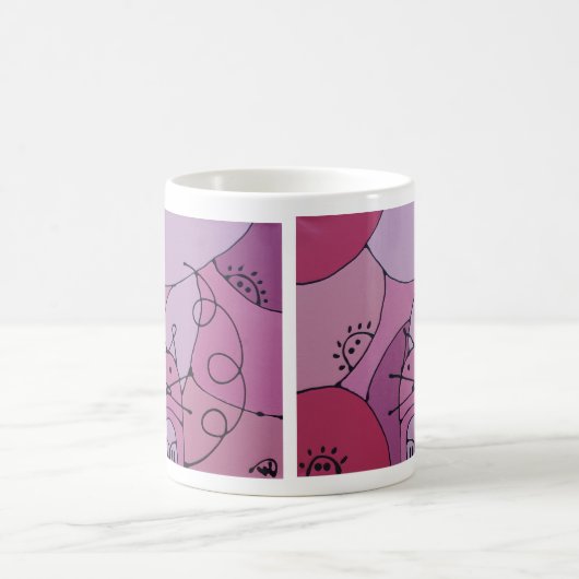 Rose cat kaffeetasse (Mittel)
